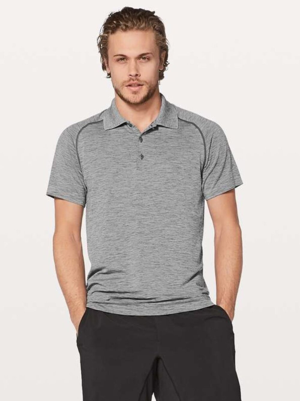 Lululemon Men's Metal Vent Tech Polo - Grey